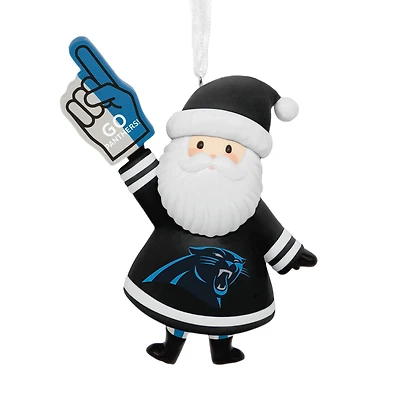 NFL Carolina Panthers Santa Fan Hallmark Ornament for only USD 12.99 | Hallmark
