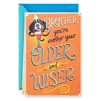 Another Year Older and Wiser Funny Pop-Up Birthday Card for Brother for only USD 6.99 | Hallmark