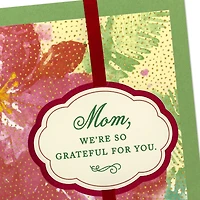 We're So Grateful for You Christmas Card for Mom From Us for only USD 6.59 | Hallmark