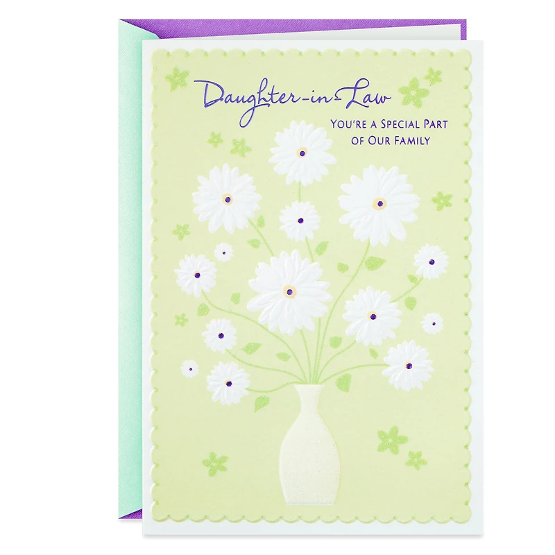 You're a Special Part of Our Family Birthday Card for Daughter-in-Law for only USD 4.59 | Hallmark