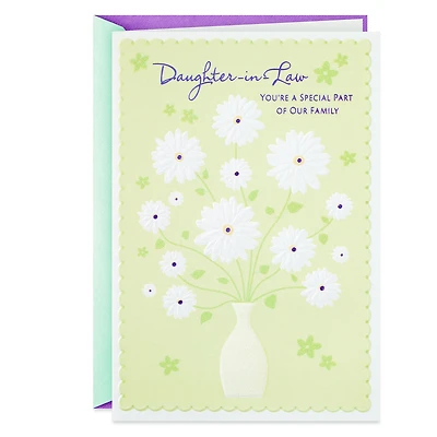 You're a Special Part of Our Family Birthday Card for Daughter-in-Law for only USD 4.59 | Hallmark
