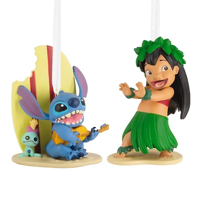 Disney Lilo & Stitch Hallmark Ornaments, Set of 2 for only USD 28.99 | Hallmark