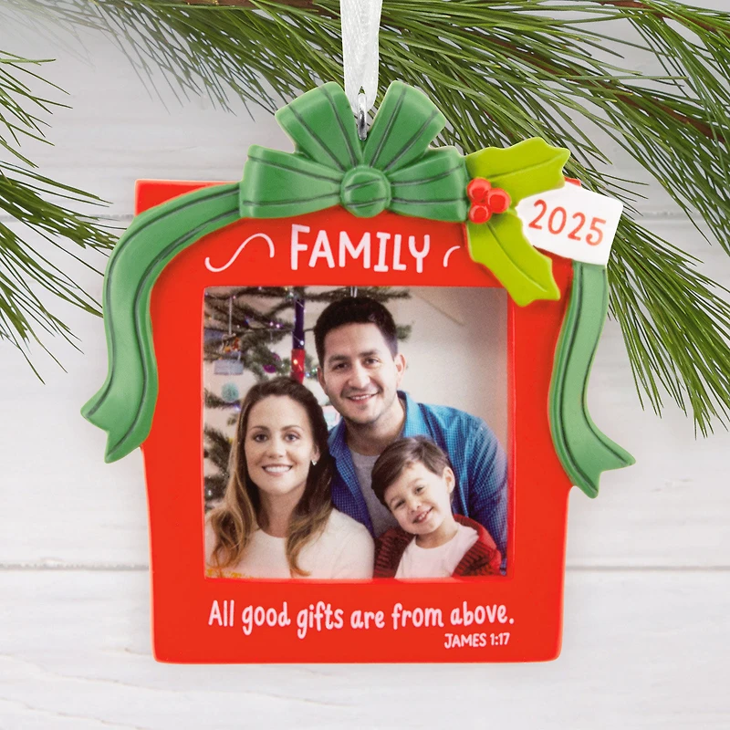 DaySpring Family Religious 2025 Photo Frame Hallmark Ornament for only USD 14.99 | Hallmark