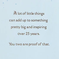 Little Things Add Up 25th Anniversary Card for Couple for only USD 5.99 | Hallmark