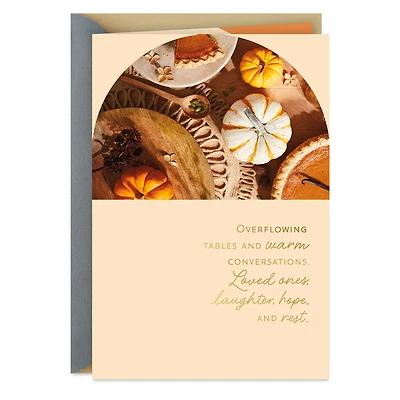 A Day Filled With Everything Wonderful Thanksgiving Card for only USD 2.99 | Hallmark
