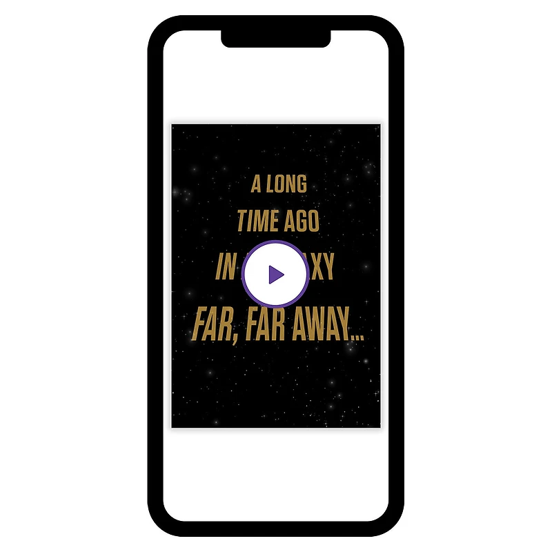 Star Wars™ A Long Time Ago Funny Custom Birthday Card for only USD 4.99 | Hallmark