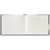 Gold on Navy Linen Customizable Guest Book for only USD 26.99 | Hallmark