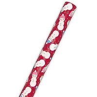 Snow Kiddos on Red Jumbo Holiday Wrapping Paper Roll, 90 sq. ft. for only USD 9.99 | Hallmark