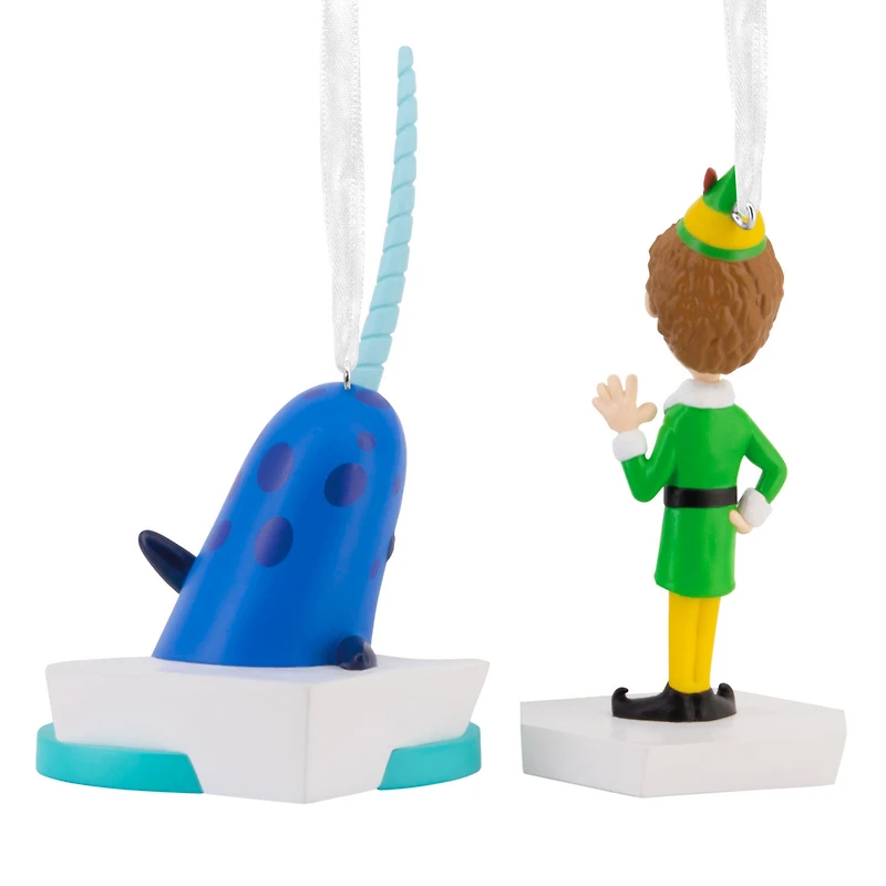 Elf Buddy the Elf™ and Narwhal Hallmark Ornaments, Set of 2 for only USD 28.99 | Hallmark