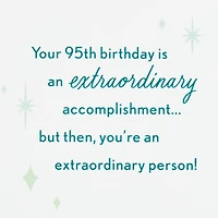 Smiles and Celebration 95th Birthday Card for only USD 2.99 | Hallmark