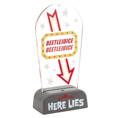 Beetlejuice™ Light-Up Tabletop Sign, 10.5" for only USD 49.99 | Hallmark