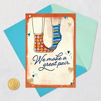 We Make a Great Pair Anniversary Card for only USD 5.99 | Hallmark