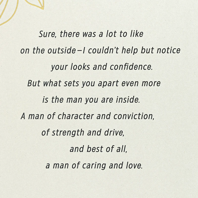 So Glad to Love a Man Like You Romantic Valentine's Day Card for Him for only USD 6.99 | Hallmark