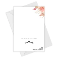 Gold Arch & Pink Flowers Custom Wedding Card for only USD 4.99 | Hallmark