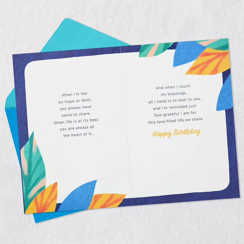 Your Love Is the Biggest Blessing Birthday Card for Husband for only USD 6.59 | Hallmark