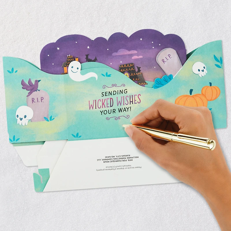 Wicked Wishes Musical 3D Pop-Up Halloween Card With Motion for only USD 11.99 | Hallmark