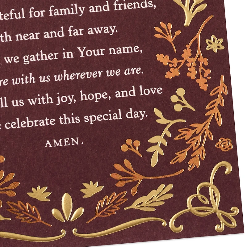Love, Gratefulness and Prayers Religious Thanksgiving Card for only USD 5.99 | Hallmark