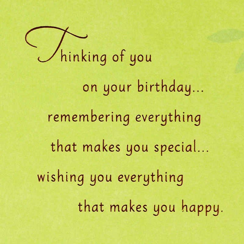 Wishing You Everything That Makes You Happy Birthday Card for only USD 4.99 | Hallmark