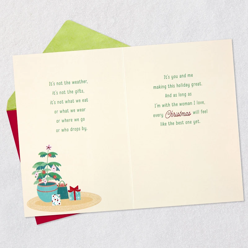 You're All I Need Romantic Christmas Card for Her for only USD 6.59 | Hallmark