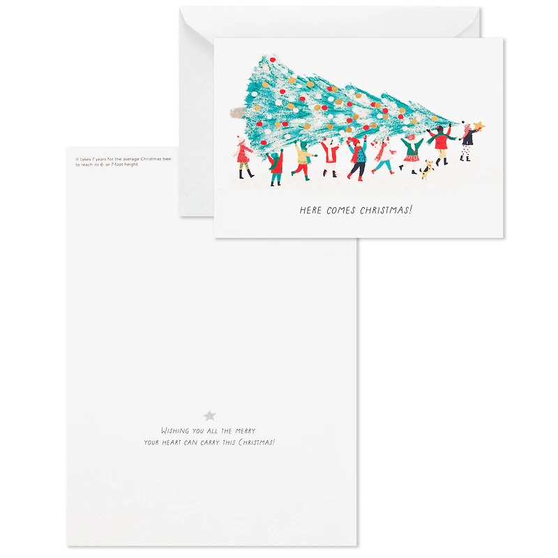 UNICEF Here Comes Christmas Boxed Christmas Cards, Pack of 12 for only USD 12.50 | Hallmark