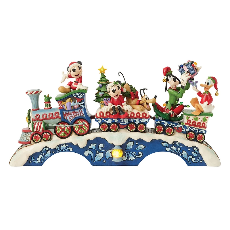 Jim Shore Mickey Mouse and Friends Light-Up Musical Train Figurine, 8.64" for only USD 299.99 | Hallmark