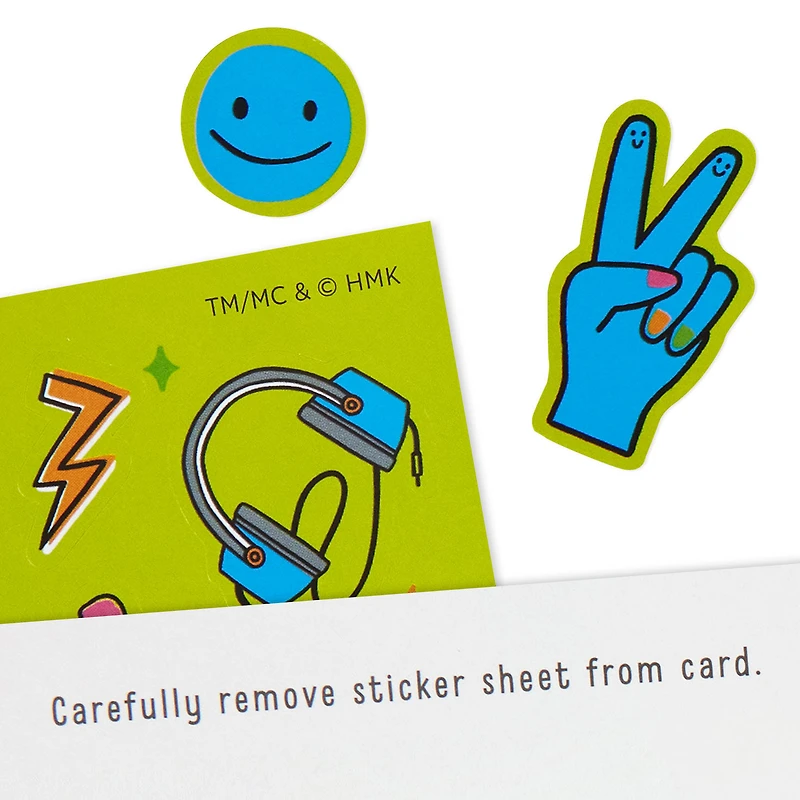 Smiley Face With Sunglasses 11th Birthday Card With Stickers for only USD 5.99 | Hallmark