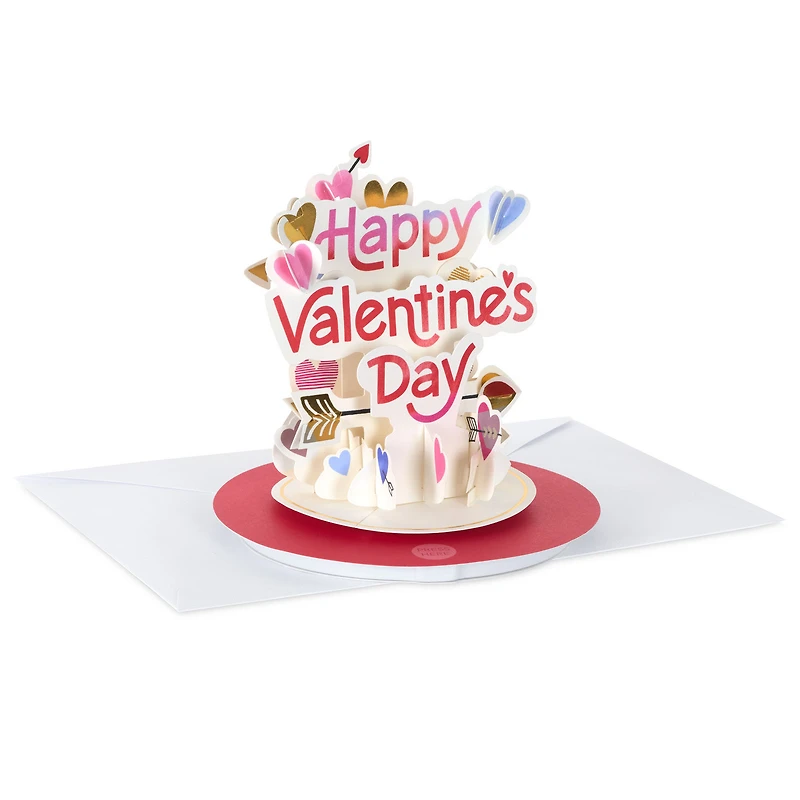 Hearts and Arrows Musical 3D Pop-Up Valentine's Day Card With Motion for only USD 14.99 | Hallmark