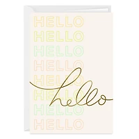 Hello Custom Thinking of You Card for only USD 4.99 | Hallmark