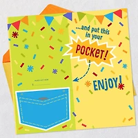 Put this in Your Pocket Money Holder Birthday Card for Kids for only USD 2.99 | Hallmark