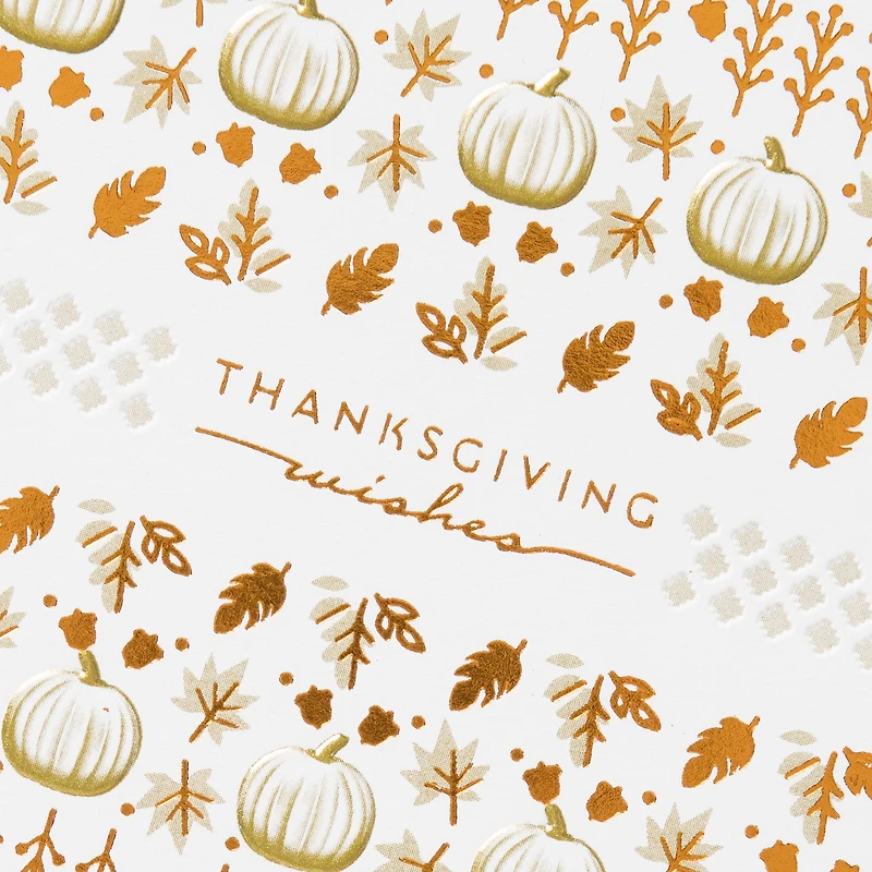 Pumpkins and Fall Leaves Happy Thanksgiving Card for only USD 3.29 | Hallmark