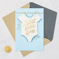 Luckiest Baby Ever Baby Boy Congratulations for only USD 6.59 | Hallmark