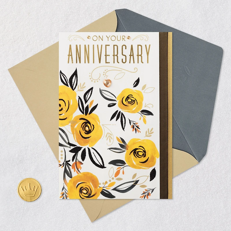 Surrounded By Loving Wishes Anniversary Card for Couple for only USD 6.99 | Hallmark