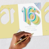 More Awesome With Every Year 16th Birthday Card for only USD 4.99 | Hallmark