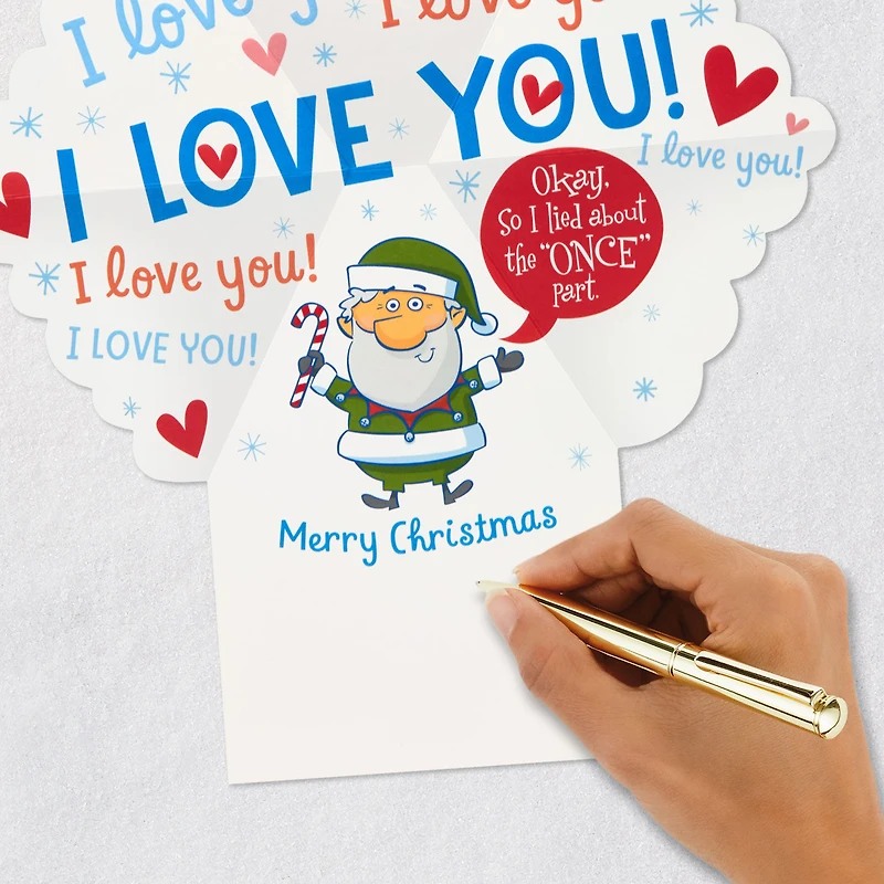 Only Going to Say This Once Pop-Up Christmas Card for Grandson for only USD 4.59 | Hallmark