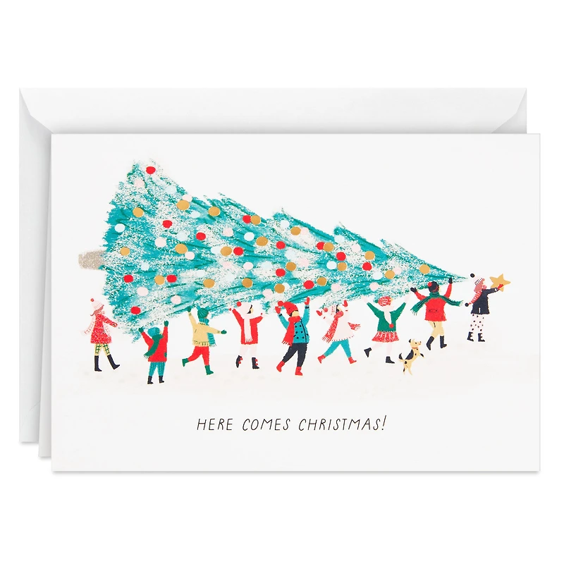 UNICEF Here Comes Christmas Boxed Christmas Cards, Pack of 12 for only USD 12.50 | Hallmark