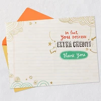 You Deserve Extra Credit Thank-You Card for Teacher for only USD 4.59 | Hallmark