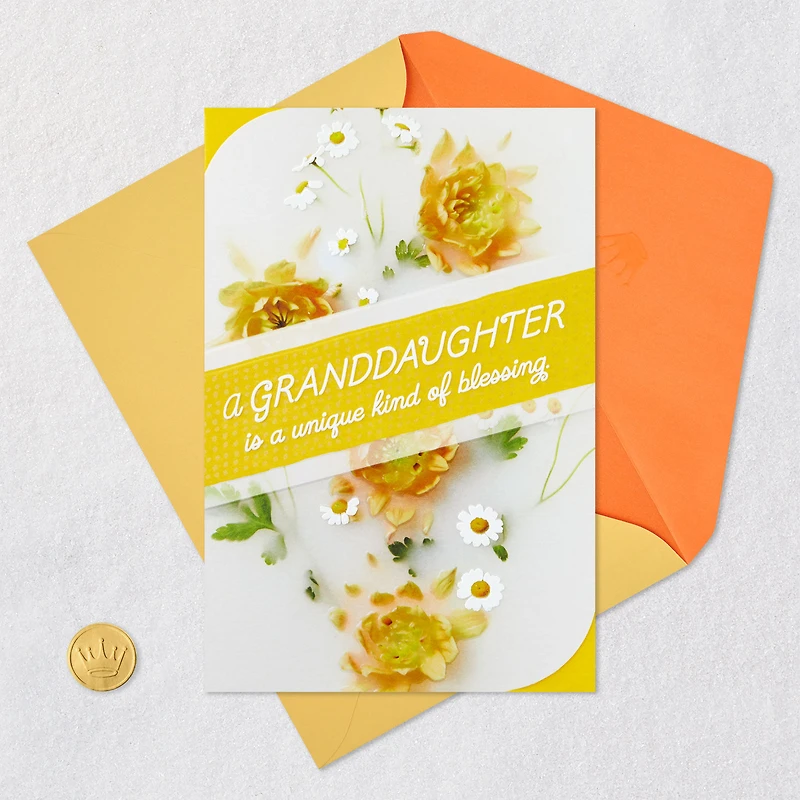 A Unique Kind of Blessing Birthday Card for Granddaughter for only USD 5.59 | Hallmark