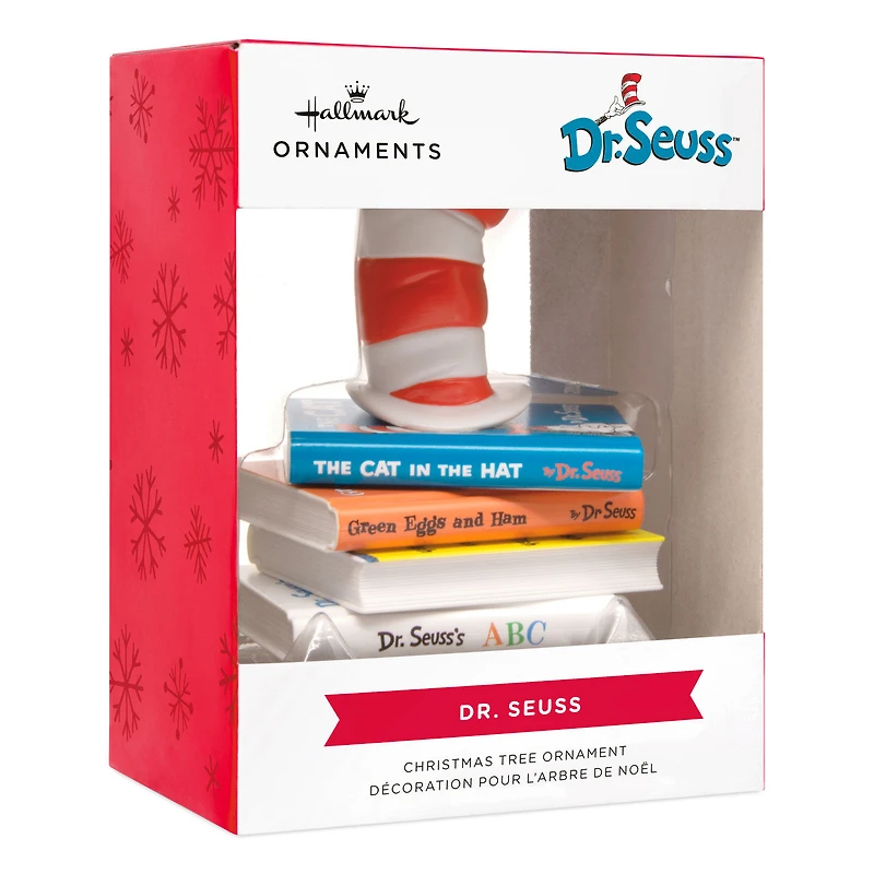 Dr. Seuss™ Hat on Books Hallmark Ornament for only USD 11.49 | Hallmark