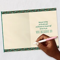 You Deserve the Good Stuff Religious Birthday Card for only USD 3.99 | Hallmark