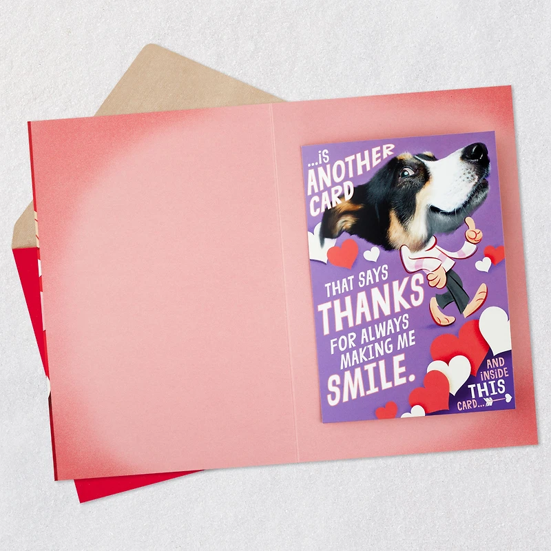 Hugging Dog Musical Pop-Up Valentine's Day Card With Mini Cards for only USD 8.99 | Hallmark