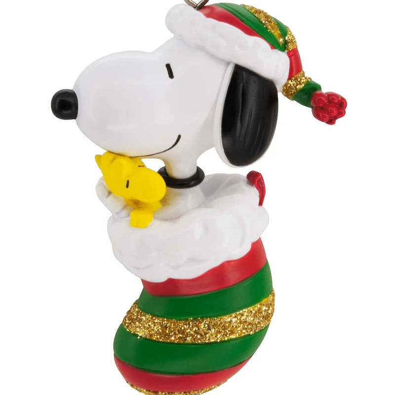 Peanuts® Snoopy and Woodstock in Stocking Hallmark Ornament for only USD 11.49 | Hallmark