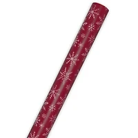 Snowflakes on Red Christmas Wrapping Paper Roll, 22.5 sq. ft. for only USD 4.99 | Hallmark