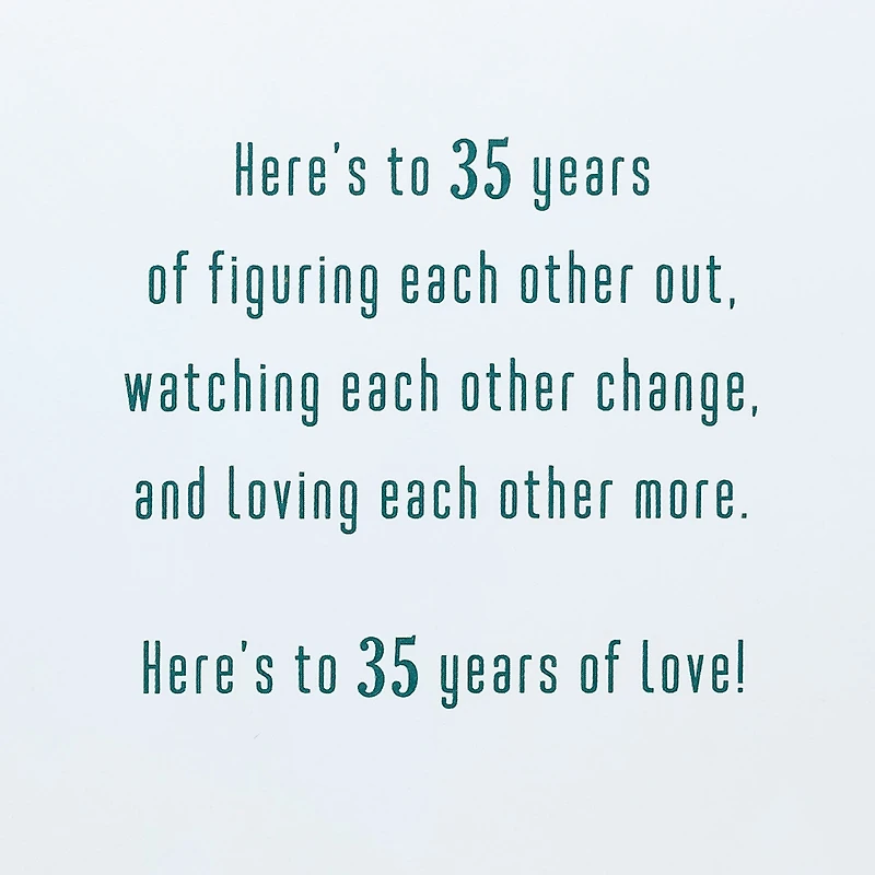 Here's to the Love You Share 35th Anniversary Card for only USD 5.59 | Hallmark