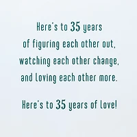 Here's to the Love You Share 35th Anniversary Card for only USD 5.59 | Hallmark