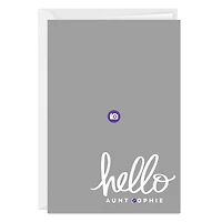 Personalized Hello Photo Card for only USD 4.99 | Hallmark