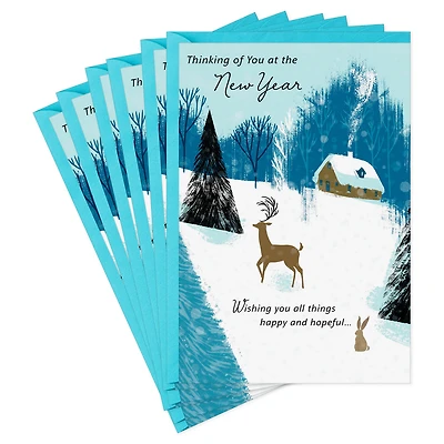 All Things Happy and Hopeful New Year Cards, Pack of 6 for only USD 4.99 | Hallmark