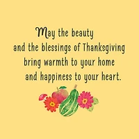 May Beauty and Blessings Warm Your Heart Thanksgiving Card for only USD 2.00 | Hallmark