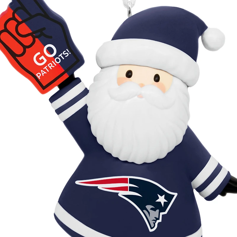 NFL New England Patriots Santa Fan Hallmark Ornament for only USD 12.99 | Hallmark