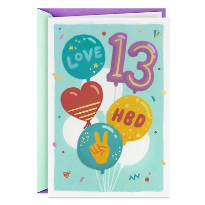All the Fun 13th Birthday Card for only USD 2.99 | Hallmark