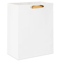 13" Merry Christmas Gold Calligraphy on White Large Gift Bag for only USD 4.99 | Hallmark
